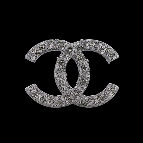 broche chanel argent|Chanel brooches.